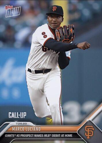 Marco Luciano #624 2023 Topps Now Baseball
