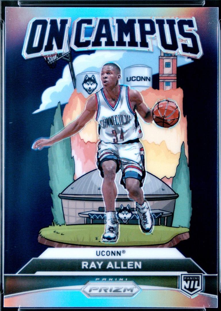 Ray Allen #OC-5 2024 Panini Uconn Prizm On Campus Ssp Basketball