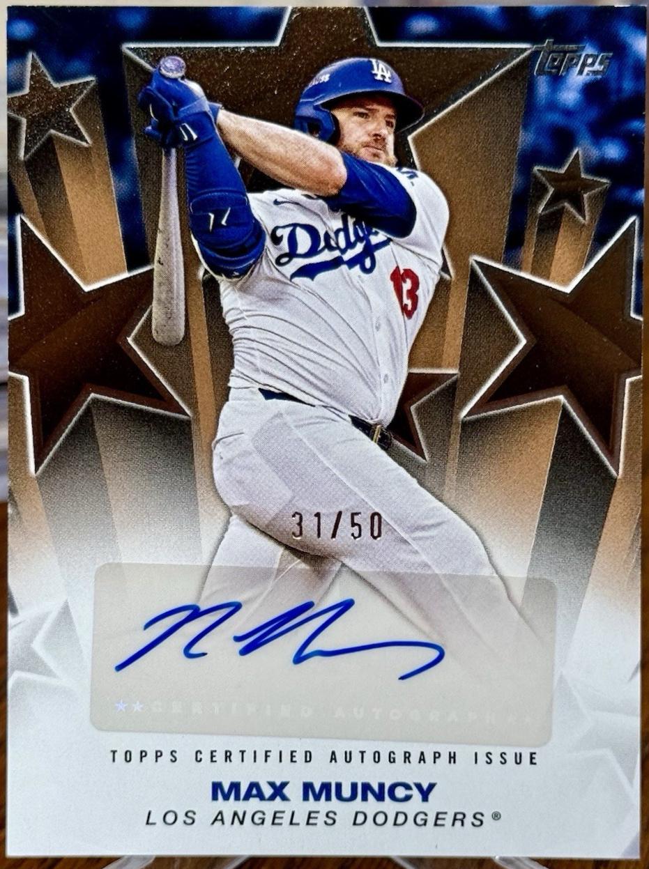 Max Muncy [Gold] #BSAU-MMU