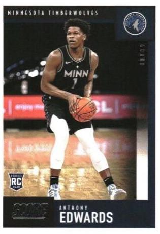 Anthony Edwards #607 Basketball Cards 2020 Panini Chronicles