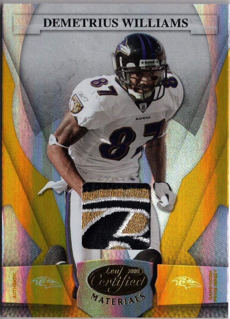 Demetrius Williams [Mirror Gold] #12