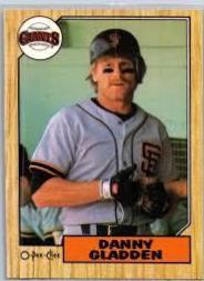 Danny Gladden #46 Baseball Cards 1987 O Pee Chee