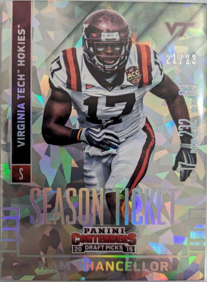 Kam Chancellor [Cracked Ice Ticket] #60