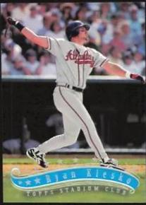 Ryan Klesko #16 Baseball Cards 1997 Stadium Club