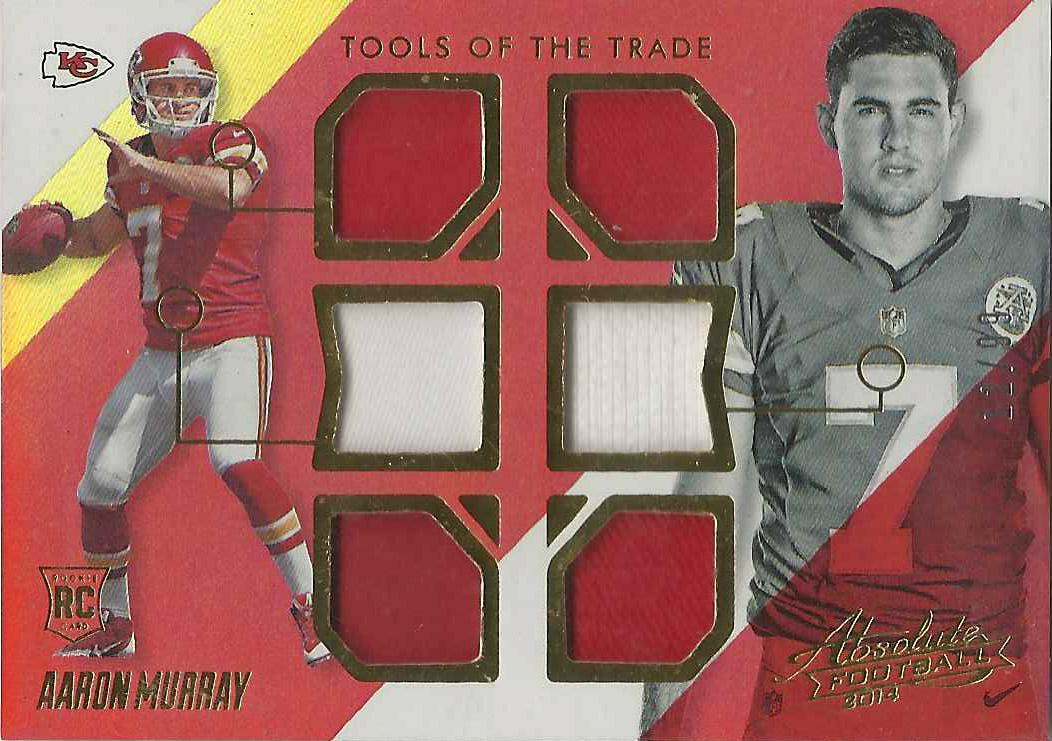 Aaron Murray #Q-AM Football Cards 2014 Panini Absolute Tools of the Trade 6 Player