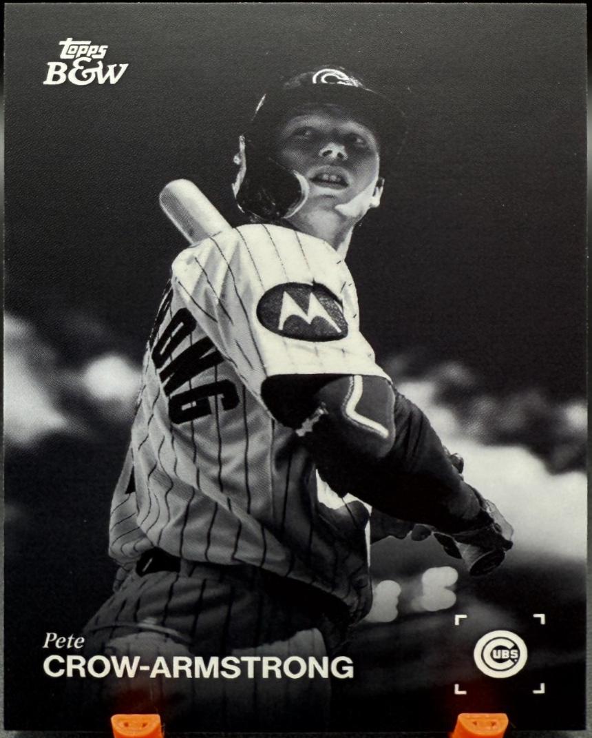 Pete Crow-Armstrong #7-SSP 2025 Topps Black And White Baseball