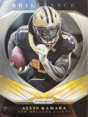 Alvin Kamara #5 Football Cards 2020 Panini Prizm Brilliance
