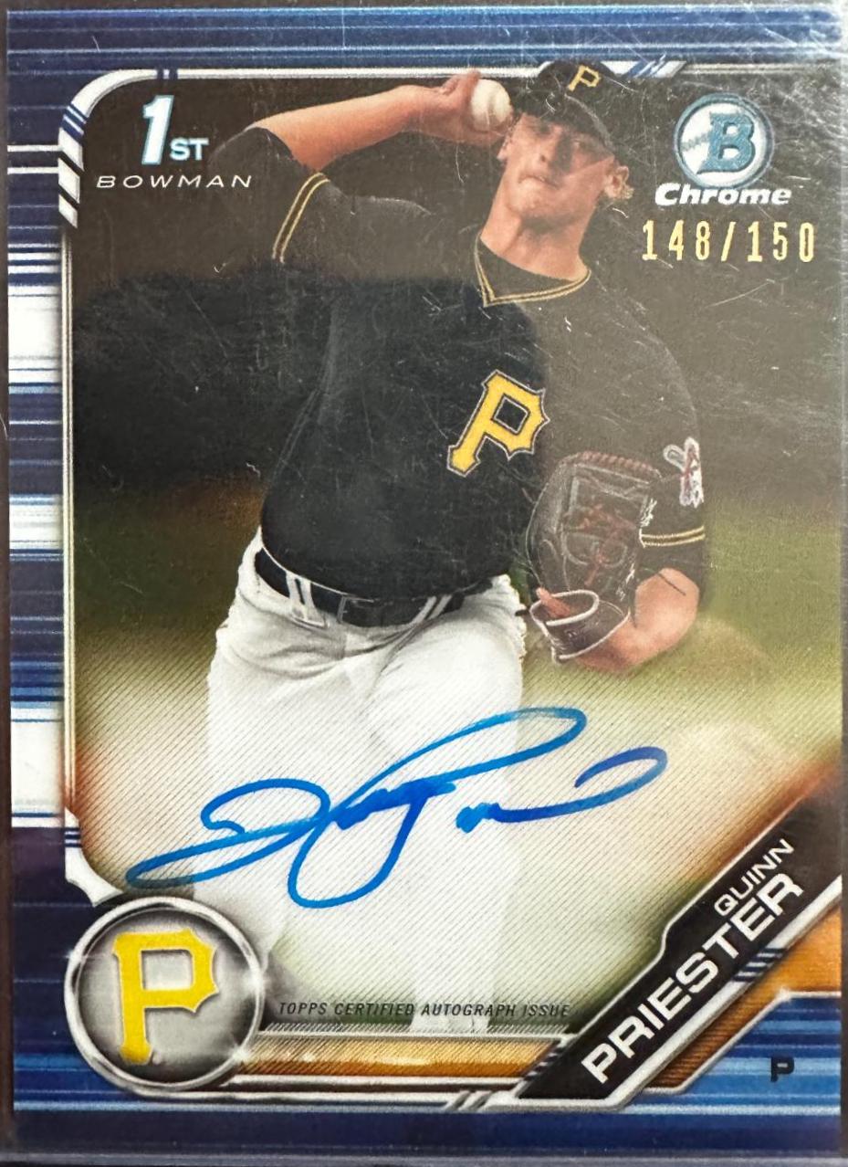 Quinn Priester [Blue Refractor] #CDA-QP