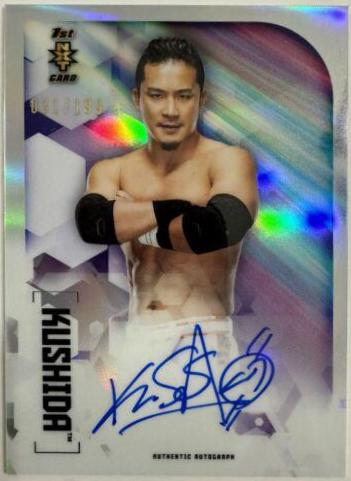 Kushida #A-KU Wrestling Cards 2020 Topps WWE Chrome Autographs