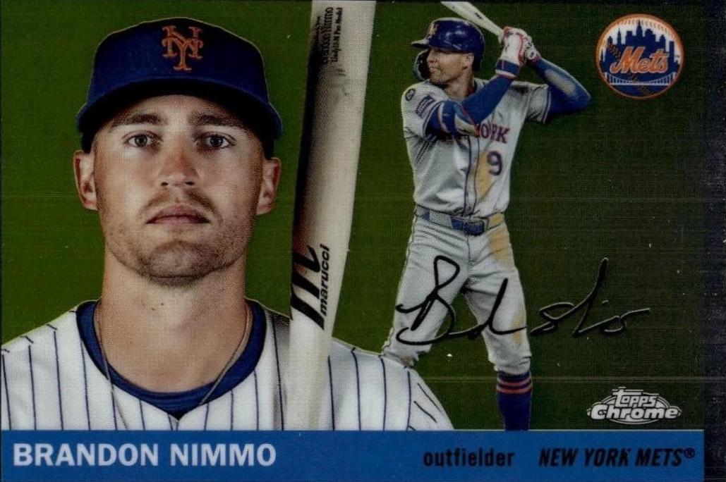 Brandon Nimmo #58 2025 Topps Chrome Platinum Baseball