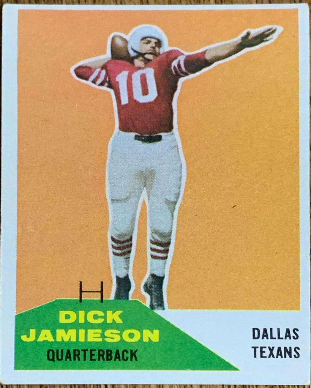 Dick Jamieson #5 Football Cards 1960 Fleer