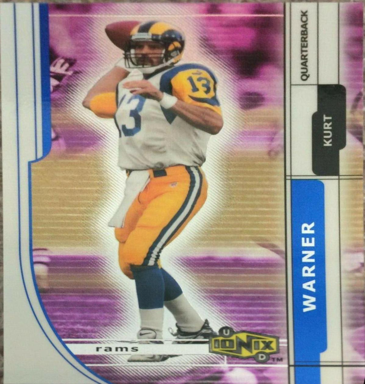 Kurt Warner #48 Football Cards 2000 Upper Deck Ionix