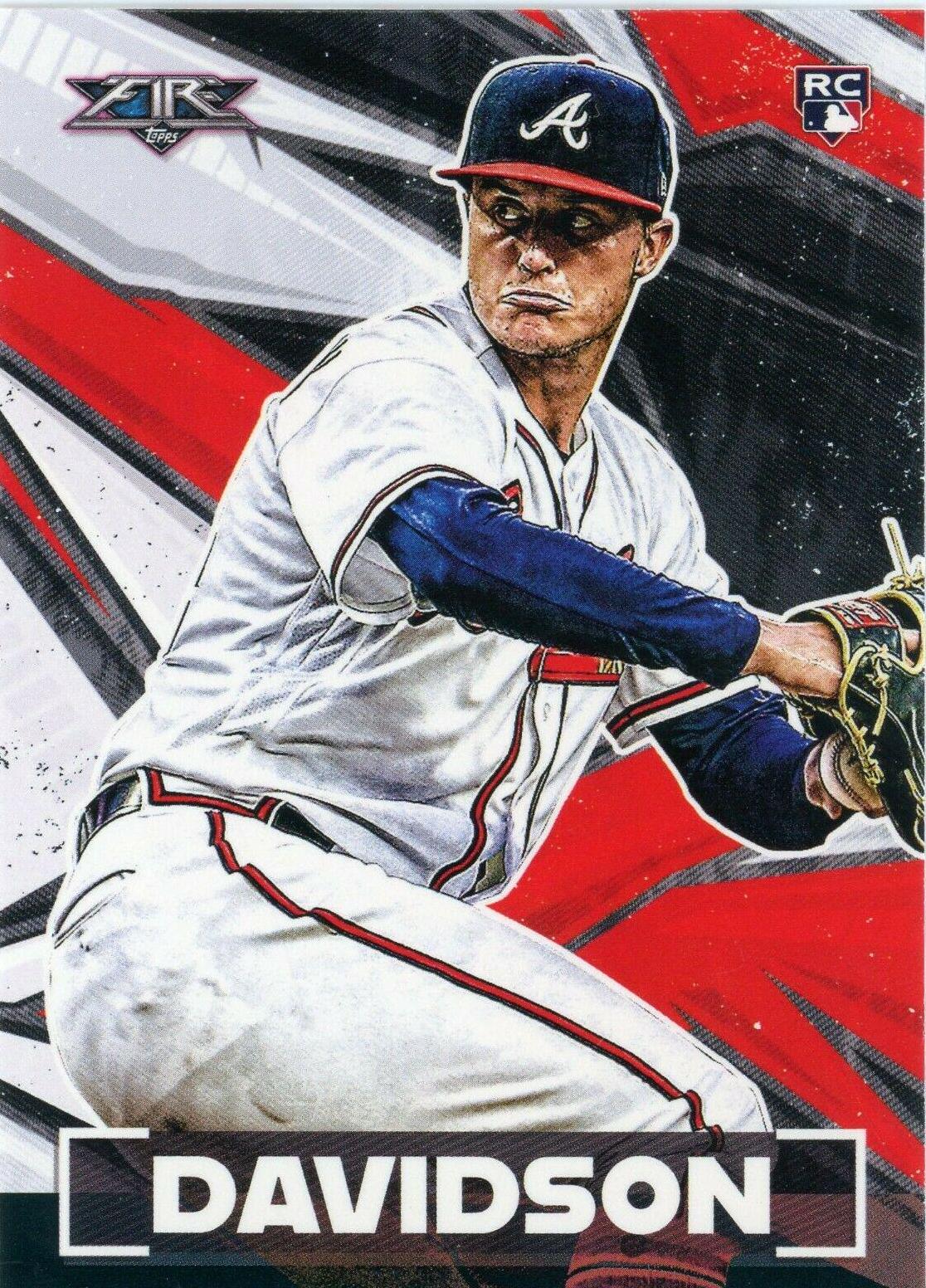 Tucker Davidson #6 Baseball Cards 2021 Topps Fire