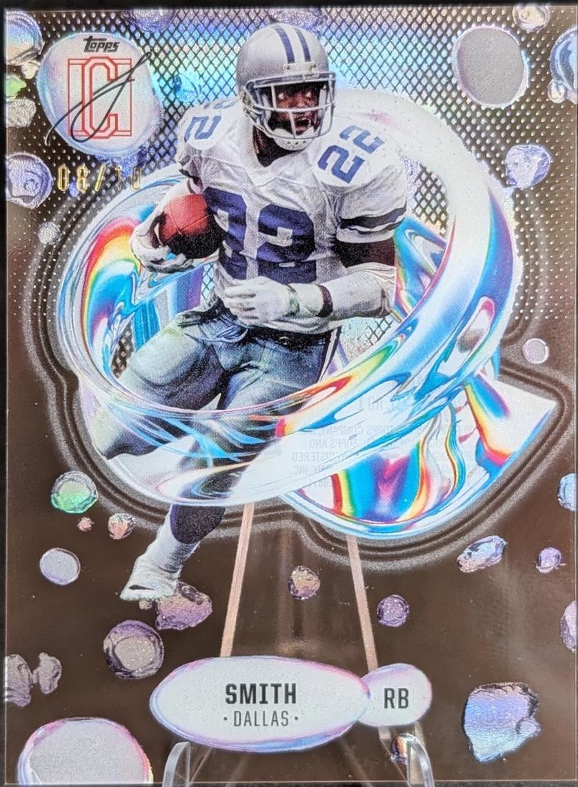 Emmitt Smith [Gold] #F-17 Prices | 2024 Topps Signature Class Fluidity ...