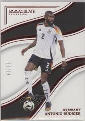 Antonio Rudiger [Ruby] #25 Soccer Cards 2023 Panini Immaculate Prices