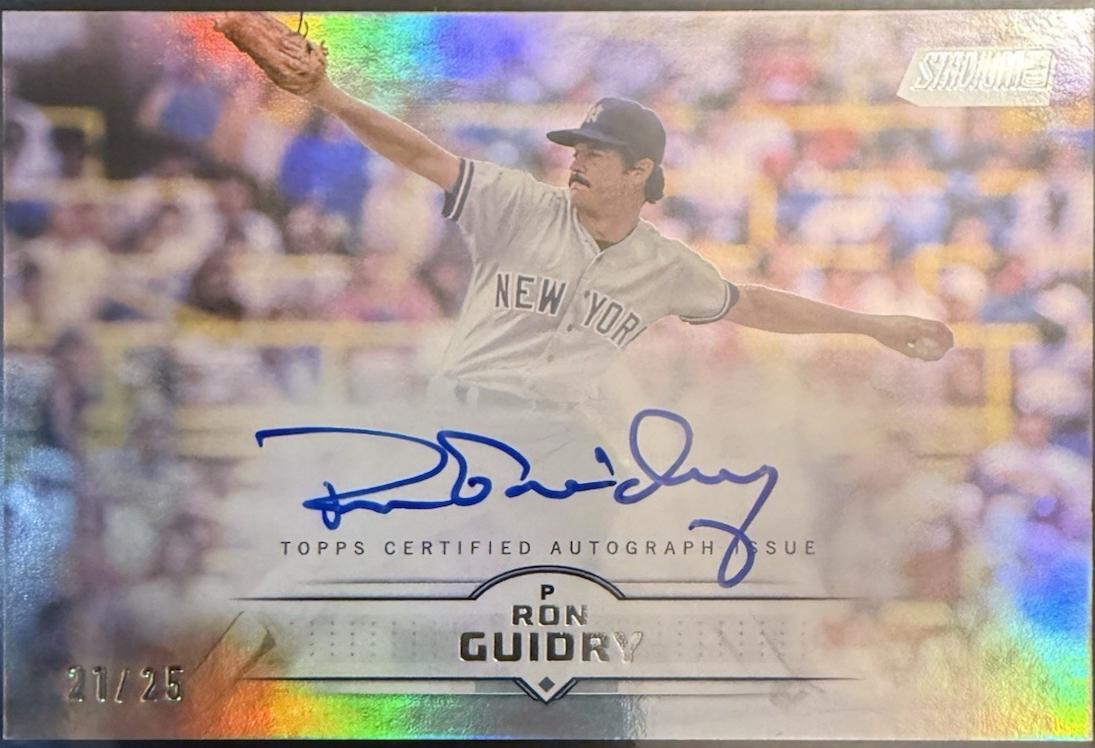 Ron Guidry #SCBA-RG