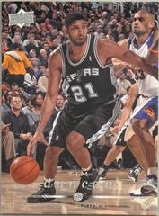 Tim Duncan #172 Basketball Cards 2008 Upper Deck Prices