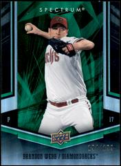 Brandon Webb [Green] #2 Baseball Cards 2008 Upper Deck Spectrum