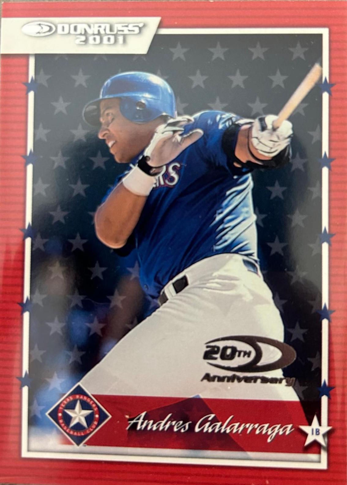 Andres Galarraga #58 2001 Donruss Baseball