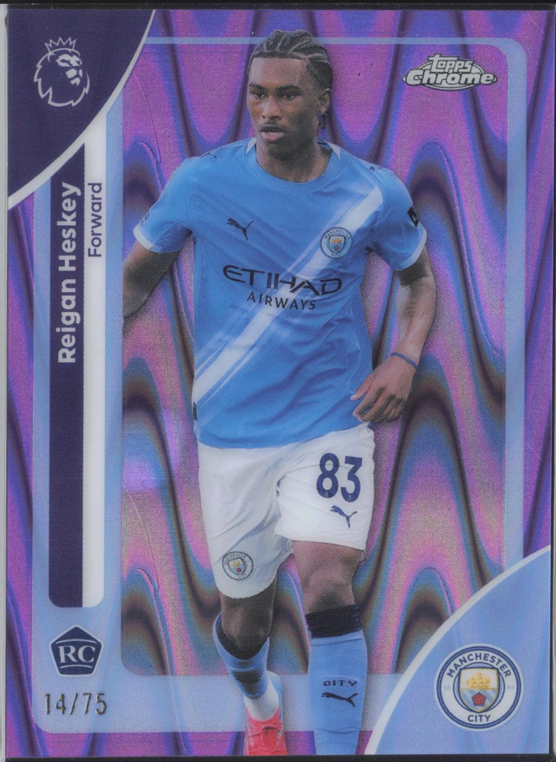 Reigan Heskey [Purple Wave Refractor] #129