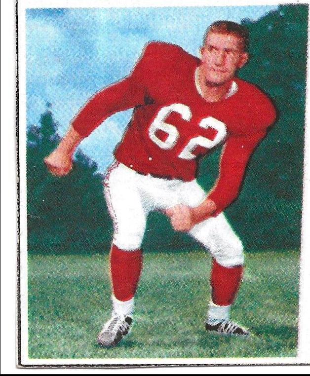 Dale Meinert #155 Football Cards 1962 Post Cereal