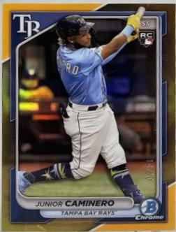 Junior Caminero [Gold Refractor] #56