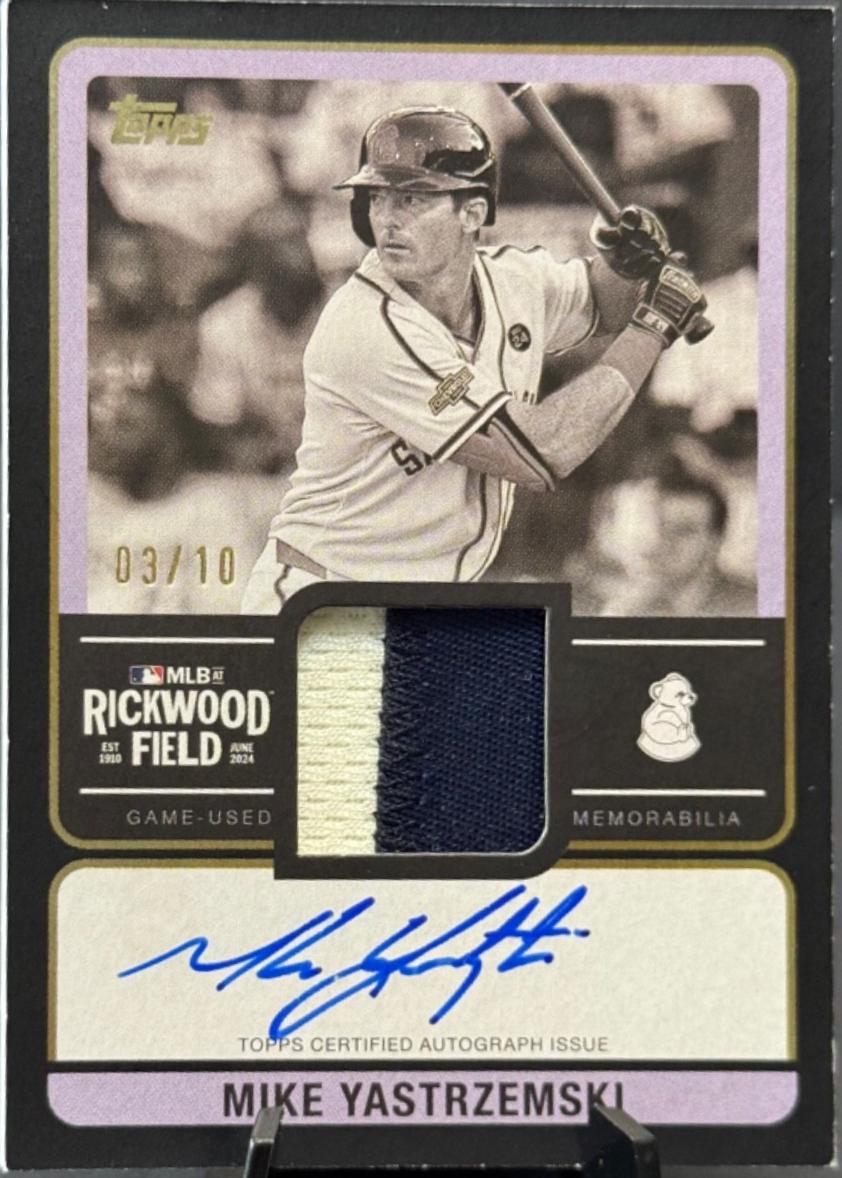 Mike Yastrzemski [Black] #RWAR-MY