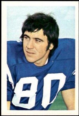 Jim O'Brien #26 Football Cards 1972 NFLPA Wonderful World Stamps