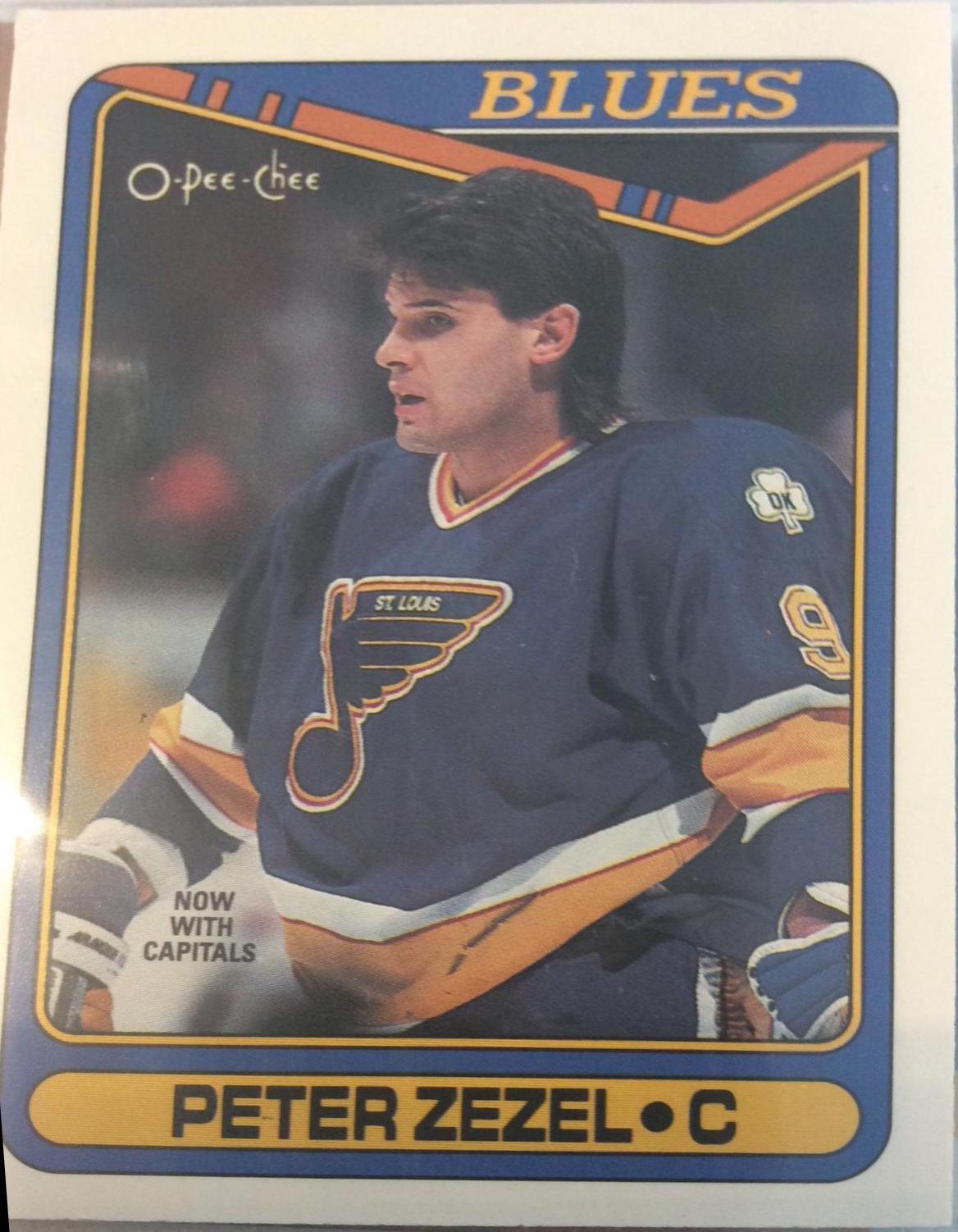 Peter Zezel #15 Hockey Cards 1990 O-Pee-Chee