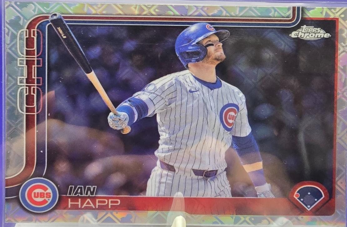 Ian Happ #144 2025 Topps Chrome Logofractor Baseball