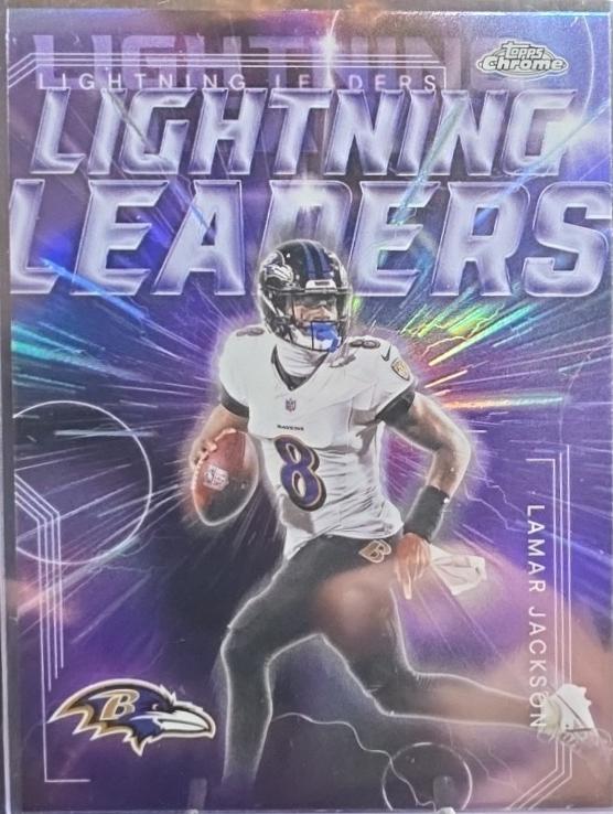 Lamar Jackson #LL-5 Prices | 2025 Topps Chrome Lightning Leaders