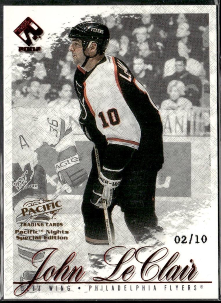 John LeClair #72 2001 Pacific Private Stock Hockey