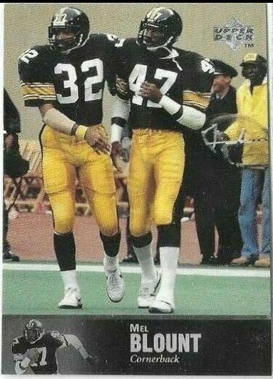Mel Blount #25 Football Cards 1997 Upper Deck Legends