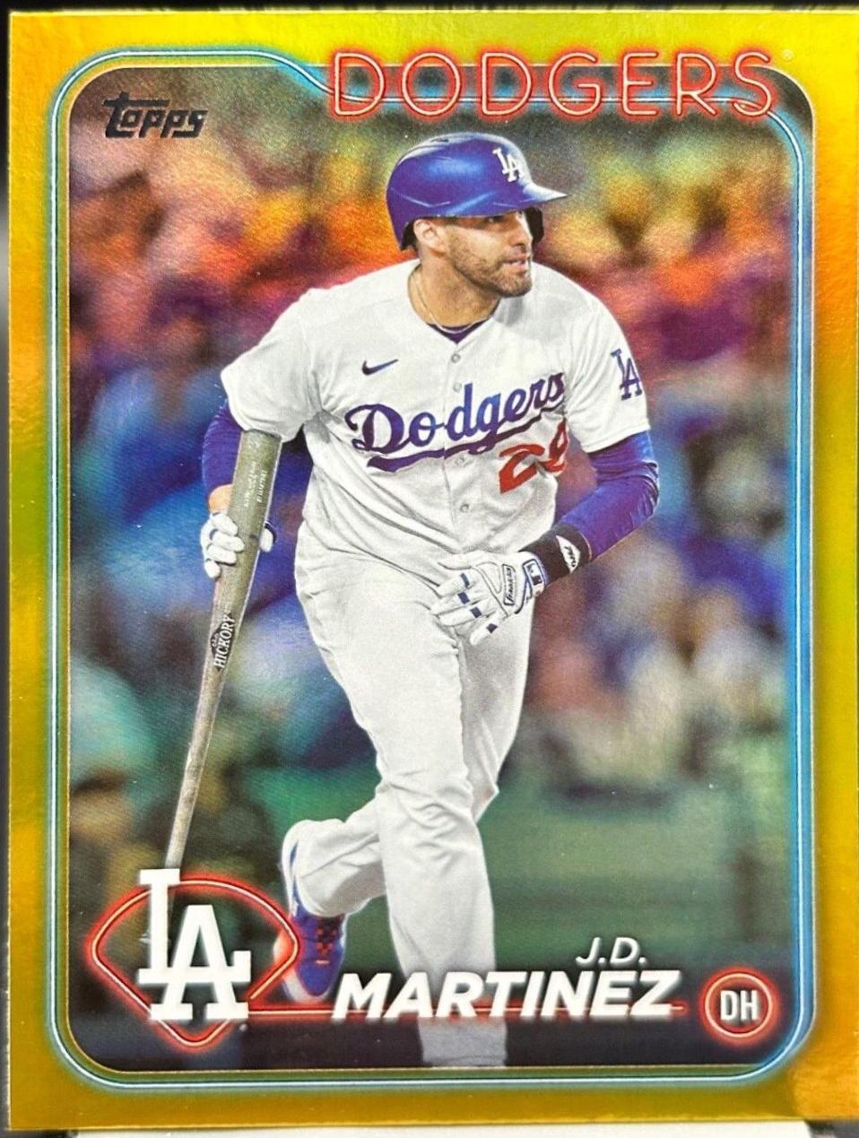 J.D. Martinez [Gold Foil] (2024 Topps)