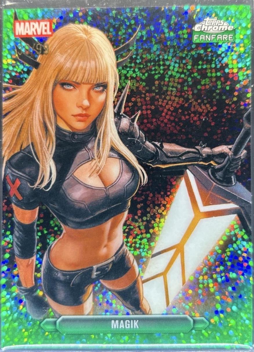 その他 Topps Chrome Marvel Magik 08/25 その他 Topps Chrome Marvel Magik 08/25 Magik [Green Speckle] #FF