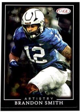 Brandon Smith #5 Football Cards 2022 Sage Artistry