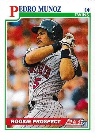 Pedro Munoz #332 Baseball Cards 1991 Score
