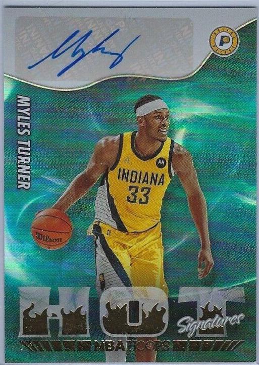 Myles Turner #HS-MT 2022 Panini Hoops Hot Signatures Basketball