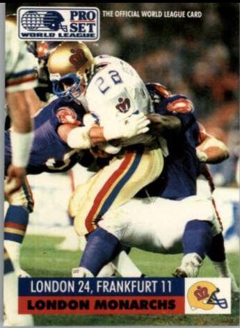 First Game #3 Football Cards 1991 Pro Set Wlaf