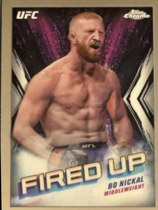 Bo Nickal #FDP-24 Ufc Cards 2024 Topps Chrome UFC Fired Up