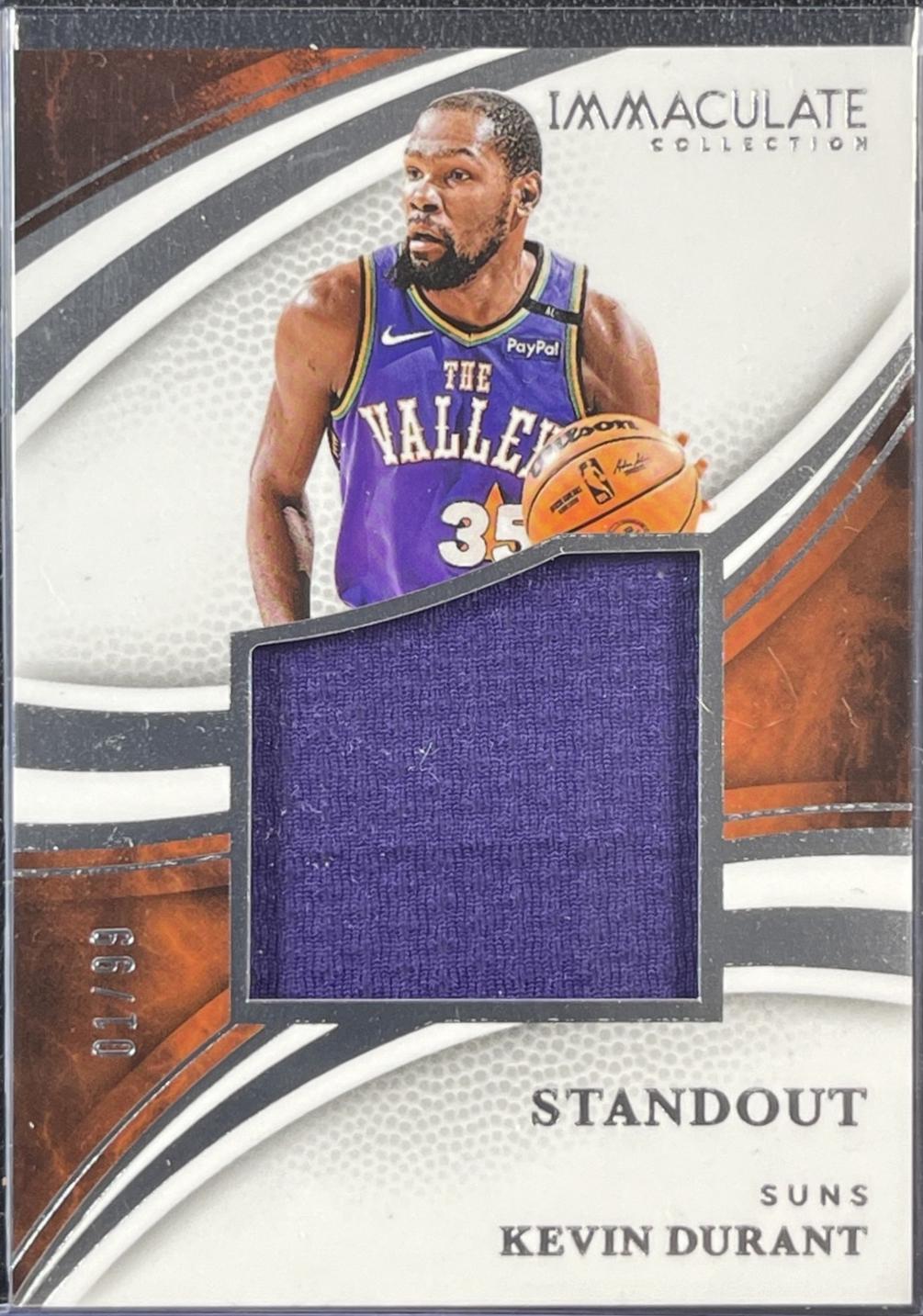 Kevin Durant #9 2024 Panini Immaculate Standout Memorabilia Basketball