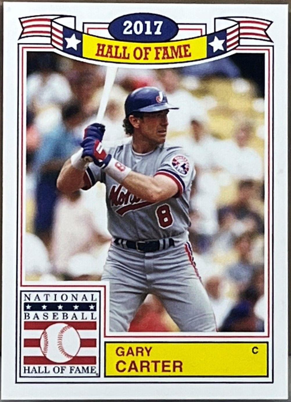 Gary Carter #4 Baseball Cards 2017 Topps Throwback Thursday