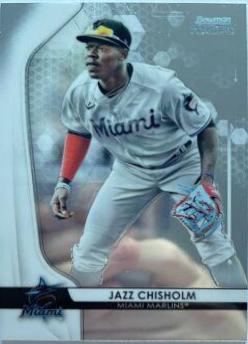 Jazz Chisholm #BPR-11 Baseball Cards 2020 Bowman Sterling