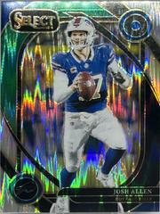 Josh Allen [Green Prizm Shock] #225 Prices | 2024 Panini Select