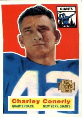 Charley Conerly #13 Football Cards 2001 Topps Archives