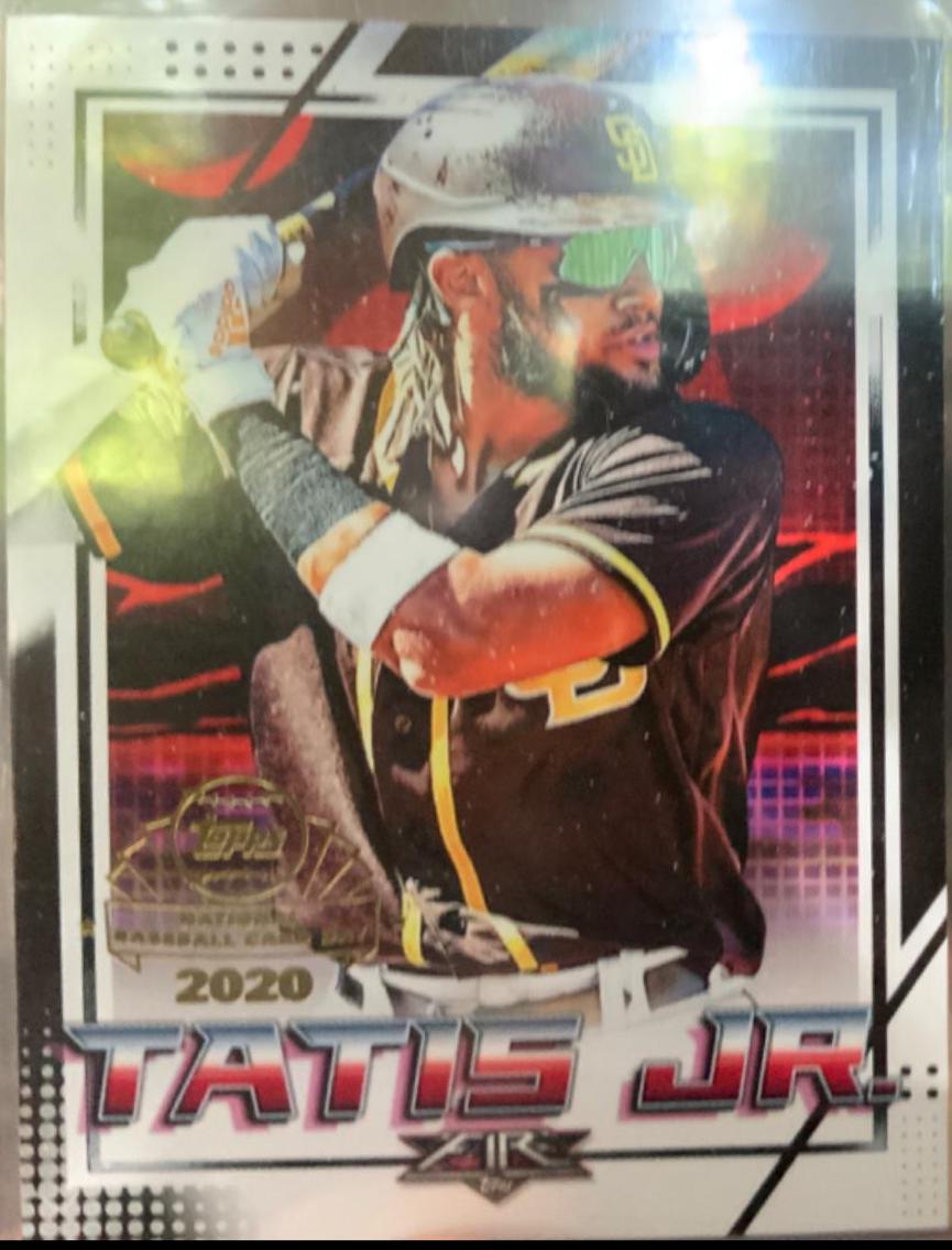 Fernando Tatis, Jr #FP-5 Baseball Cards 2020 Topps Chrome Fire Preview National Baseball Card Day