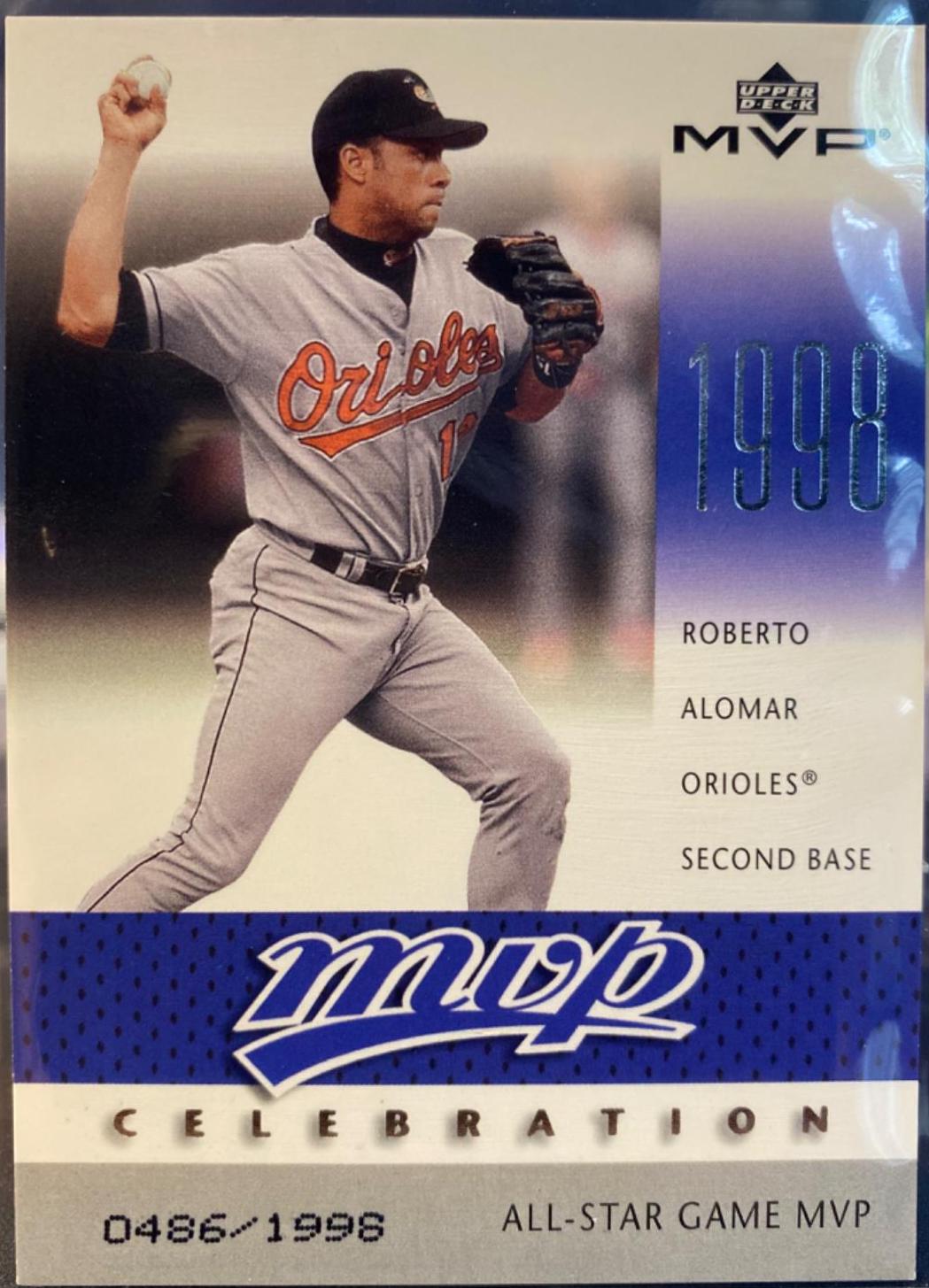 Roberto Alomar #MVP34 Baseball Cards 2003 Upper Deck MVP Celebration