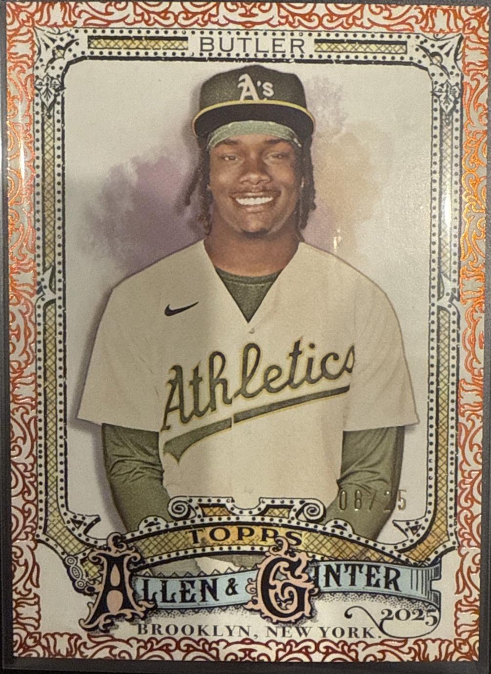 Lawrence Butler [Orange Foil] #59 Prices | 2025 Topps Allen and Ginter ...
