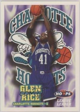 Glen Rice #5 Basketball Cards 1997 Hoops