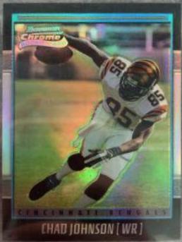 Chad Johnson #187 Football Cards 2001 Bowman Chrome